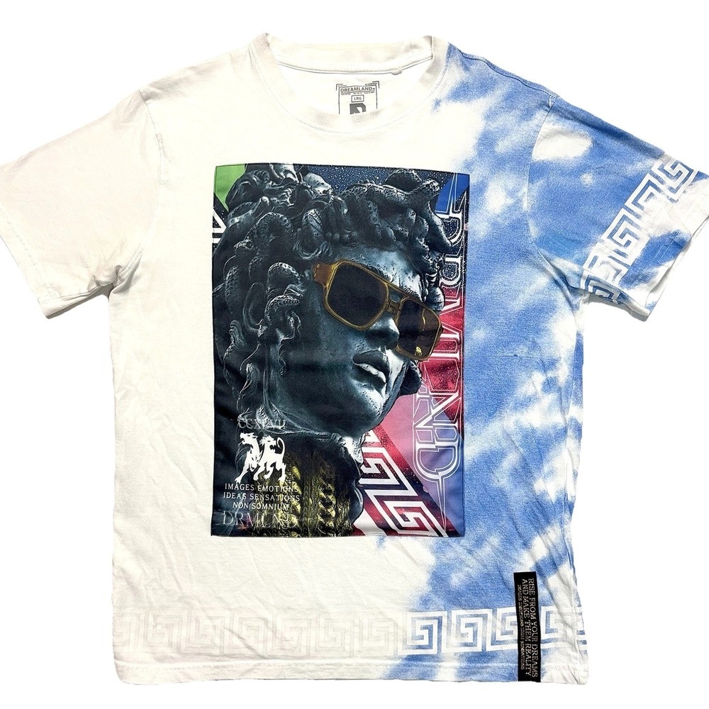 Dreamland Graphic Print T Shirt Streetwear DRMLND Pop Art Size Large